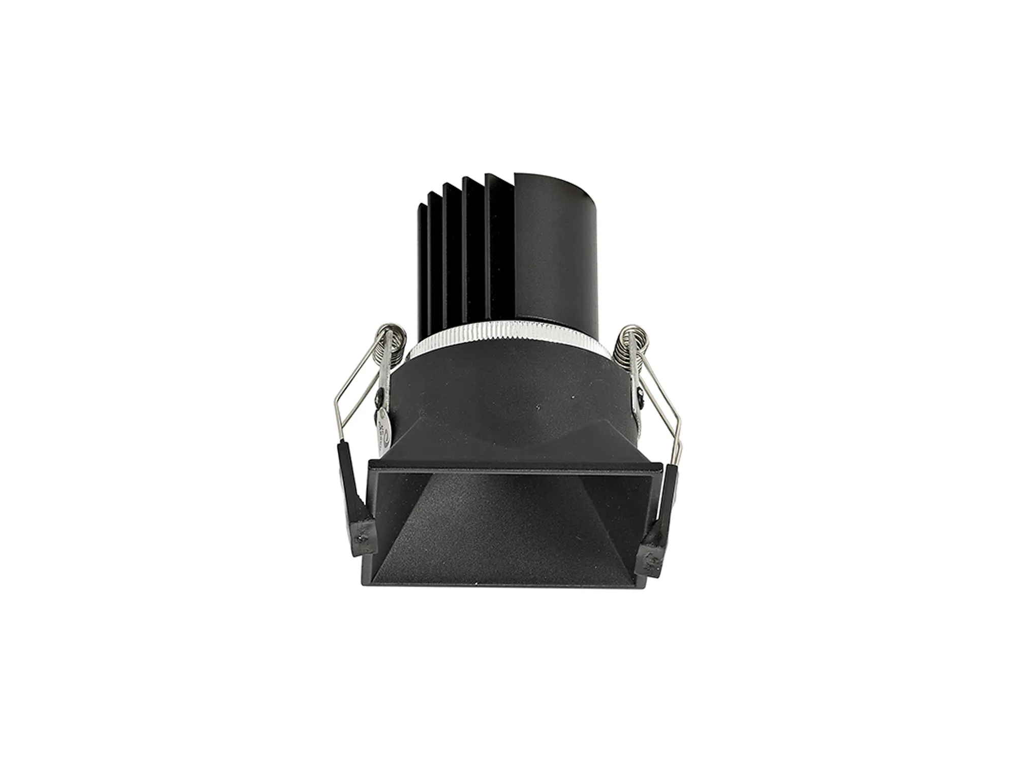 Biox 9 Tridonic Powered 9W 4000K 890lm 24° CRI>90 LED Engine Black Square Fixed Recessed Spotlight, IP20 DM201923  Dlux Biox 9